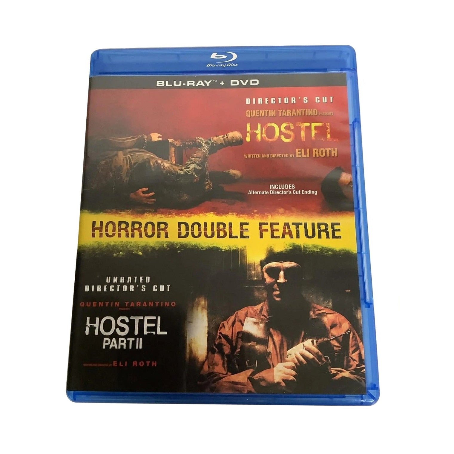 HOSTEL (Horror Double Feature) Blu-ray + DVD (2019, Mill Creek Entertainment)