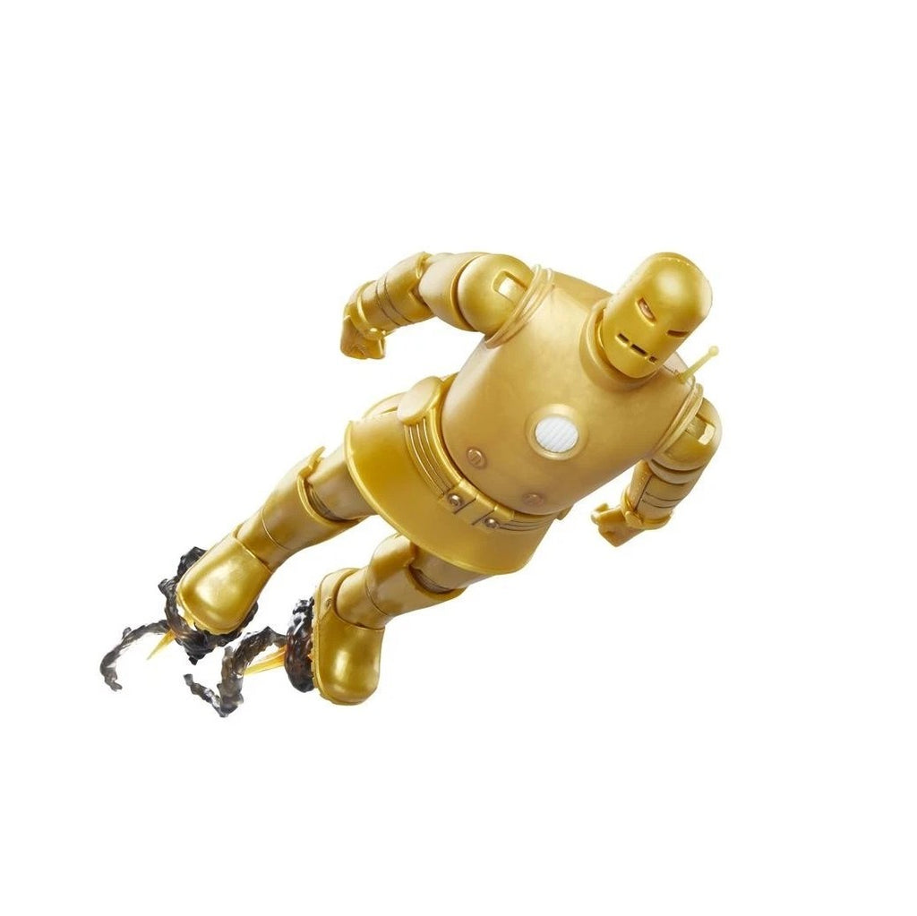 Marvel Legends Retro- Iron Man (Model 01- Gold)- 6" Collectible Carded Action Figure