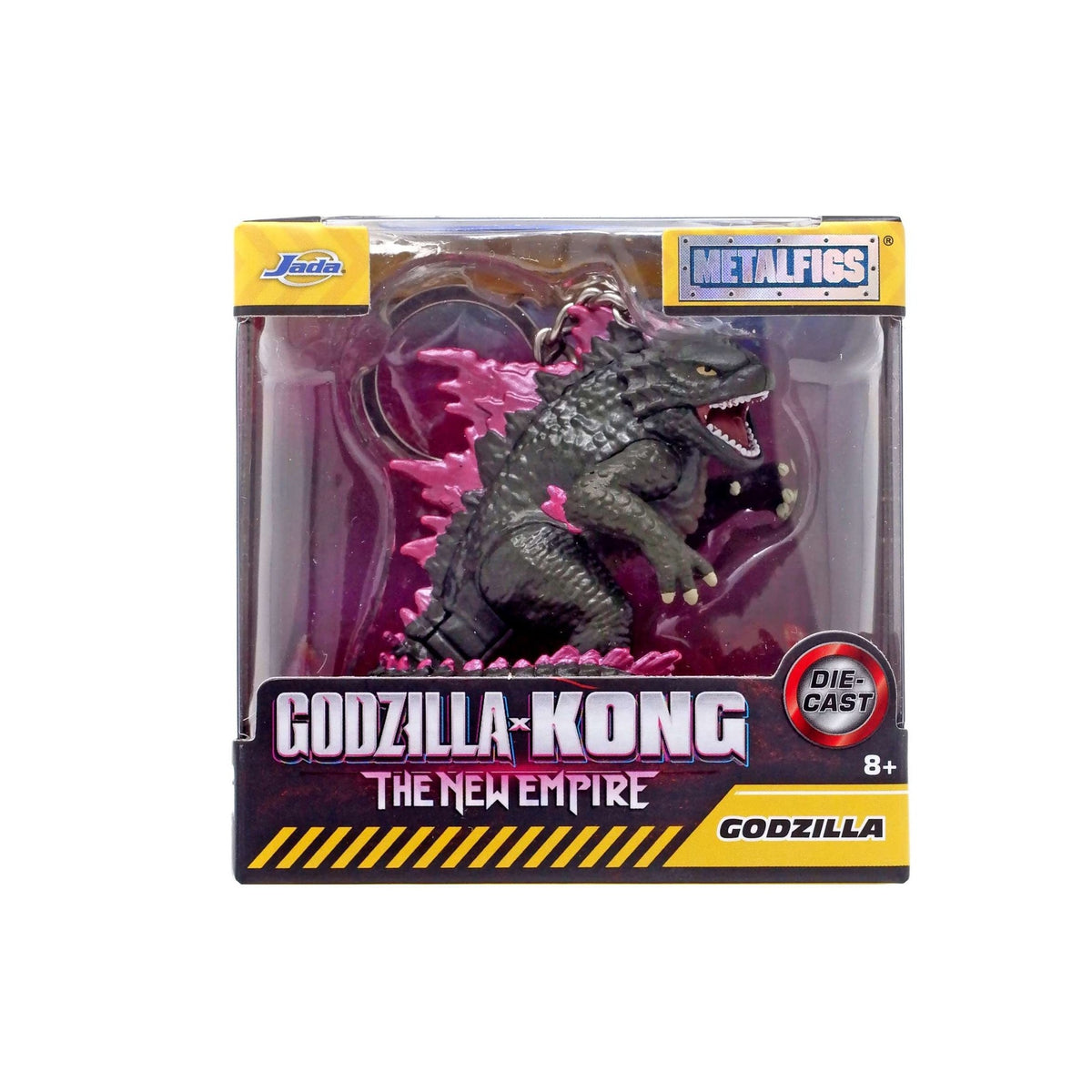 Jada Toys Godzilla x Kong: The New Empire MetalFigs- Godzilla- Collectible Die-Cast Metal Figure Keychain