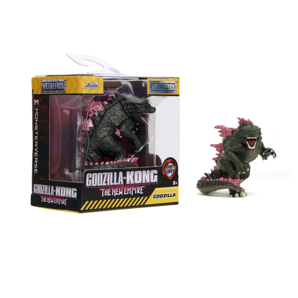 Jada Toys Godzilla x Kong: The New Empire MetalFigs- Godzilla- Collectible Die-Cast Metal Figure Keychain