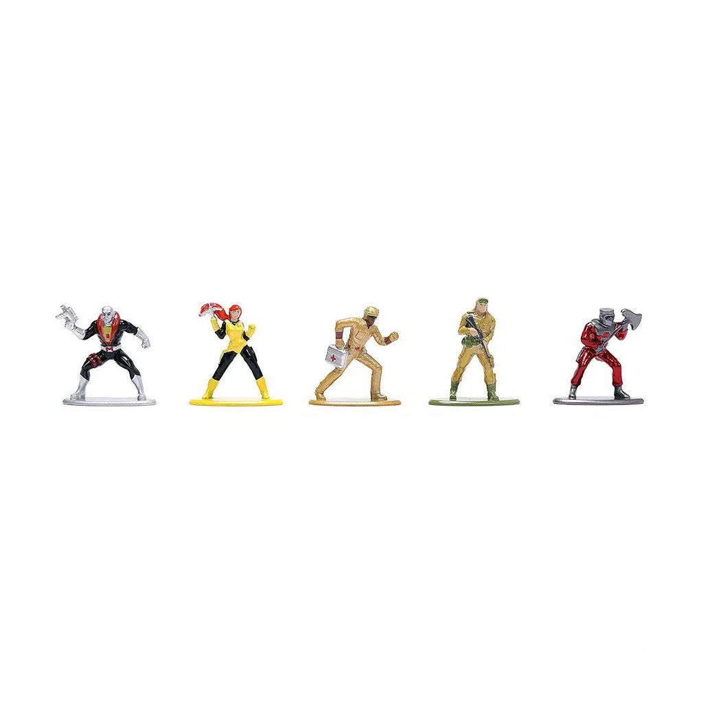 Jada Toys Nano Metalfigs- G.I. Joe- 18 piece 1.65-inch Diecast Metal Figures Pack