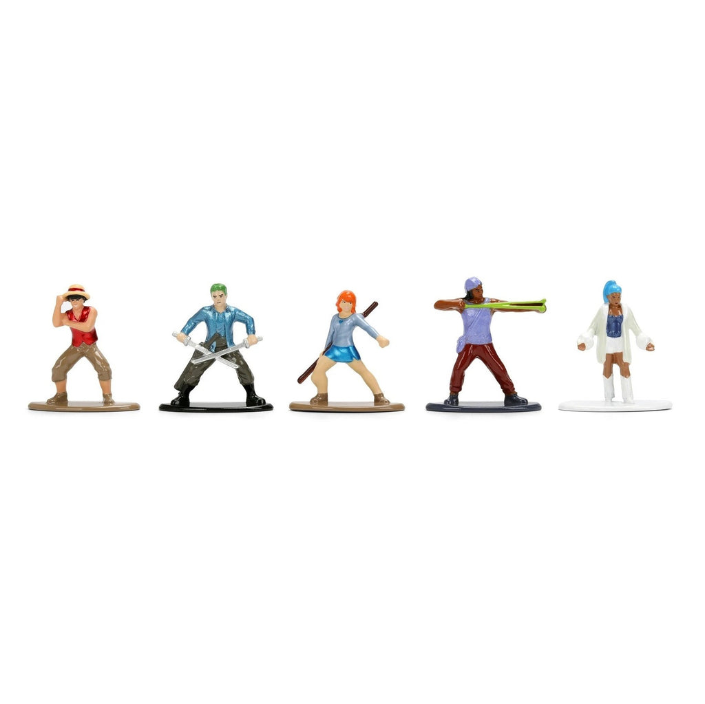 Jada Toys Netflix One Piece Nano MetalFigs Collectible Die-Cast 1.65" 12-Pack Figure Set
