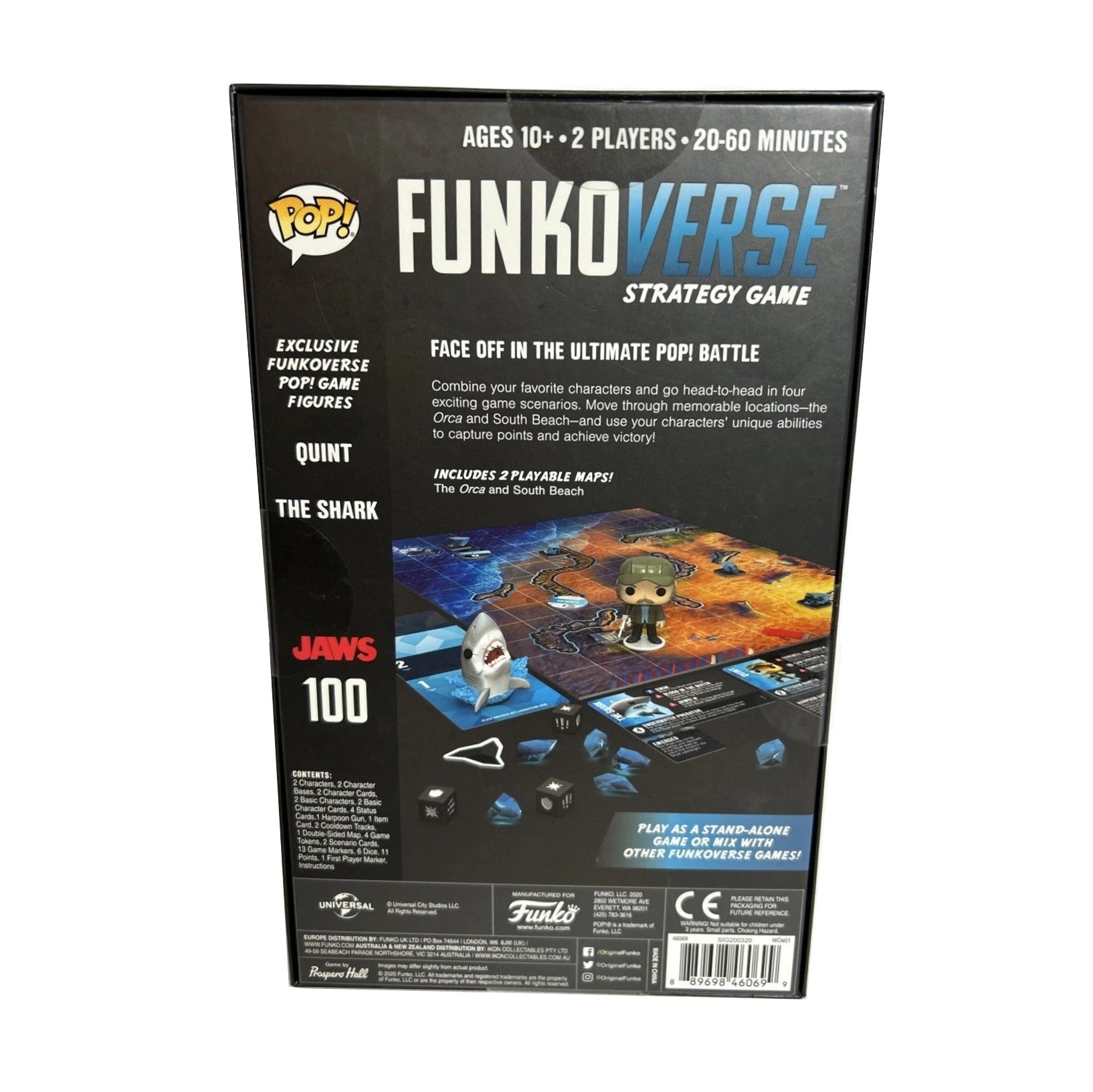 POP! Funkoverse: Jaws 100 2-Pack Board Game 2 players (Styles May Vary) Funko Games