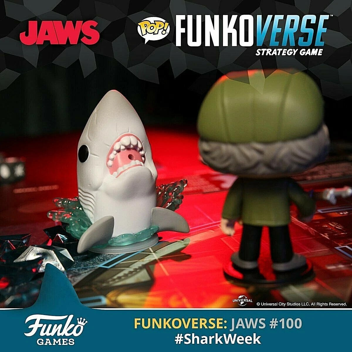 POP! Funkoverse: Jaws 100 2-Pack Board Game 2 players (Styles May Vary) Funko Games