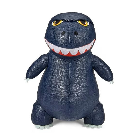 Kidrobot Premium Vegan Leather Plush- Godzilla- 13" Blue Metallic Edition Collectible