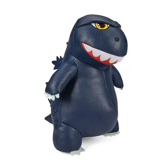 Kidrobot Premium Vegan Leather Plush- Godzilla- 13" Blue Metallic Edition Collectible