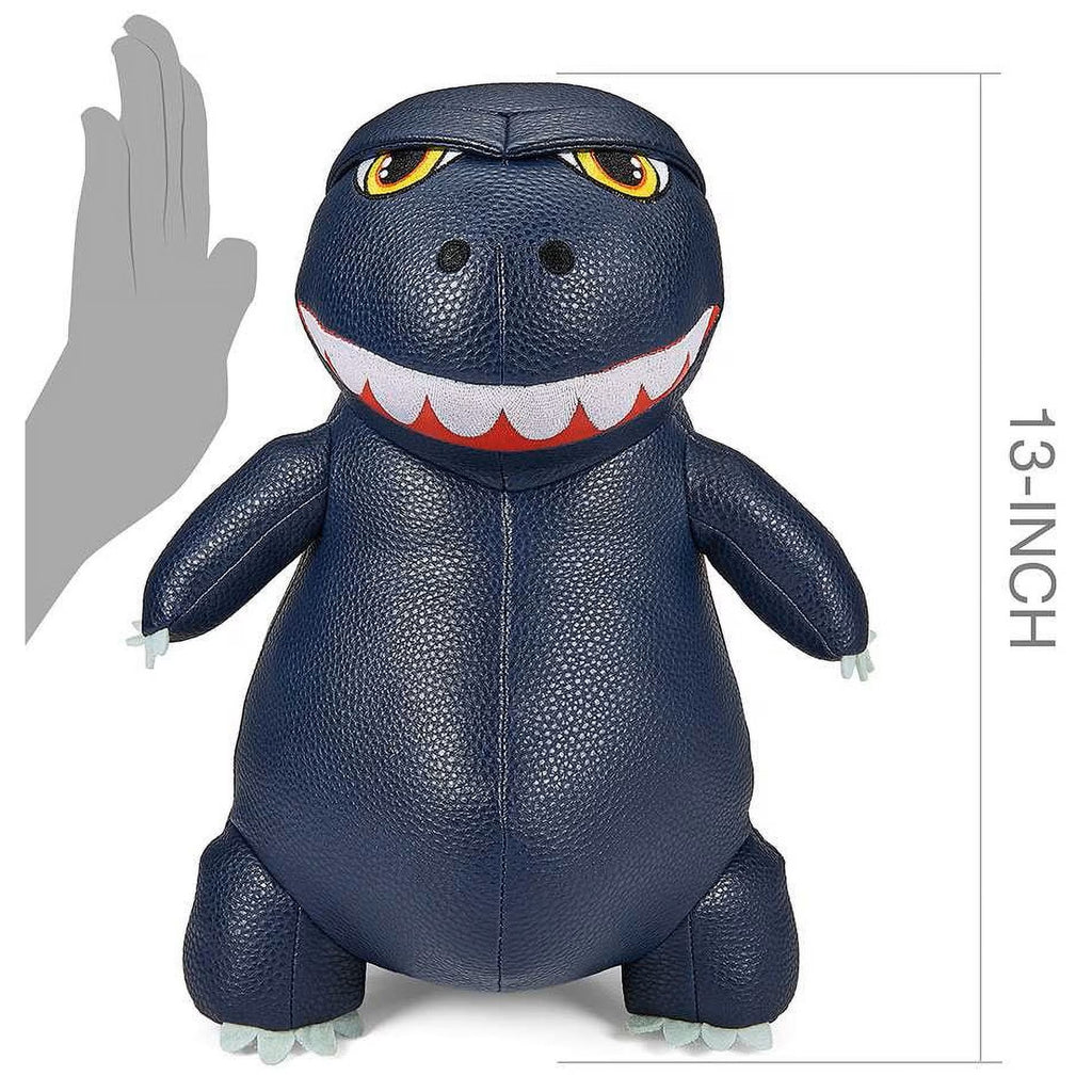 Kidrobot Premium Vegan Leather Plush- Godzilla- 13" Blue Metallic Edition Collectible