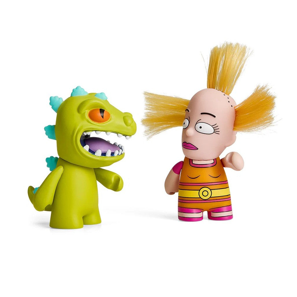 Kidrobot Rugrats- Cynthia and Reptar- 3-inch Vinyl 2-pack