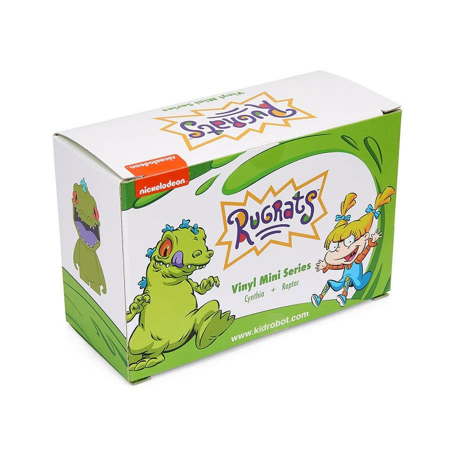 Kidrobot Rugrats- Cynthia and Reptar- 3-inch Vinyl 2-pack