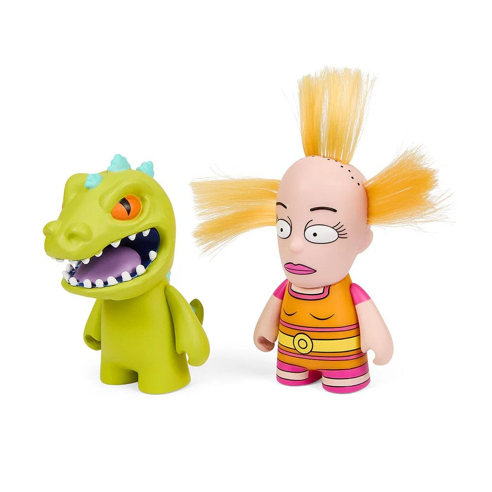 Kidrobot Rugrats- Cynthia and Reptar- 3-inch Vinyl 2-pack