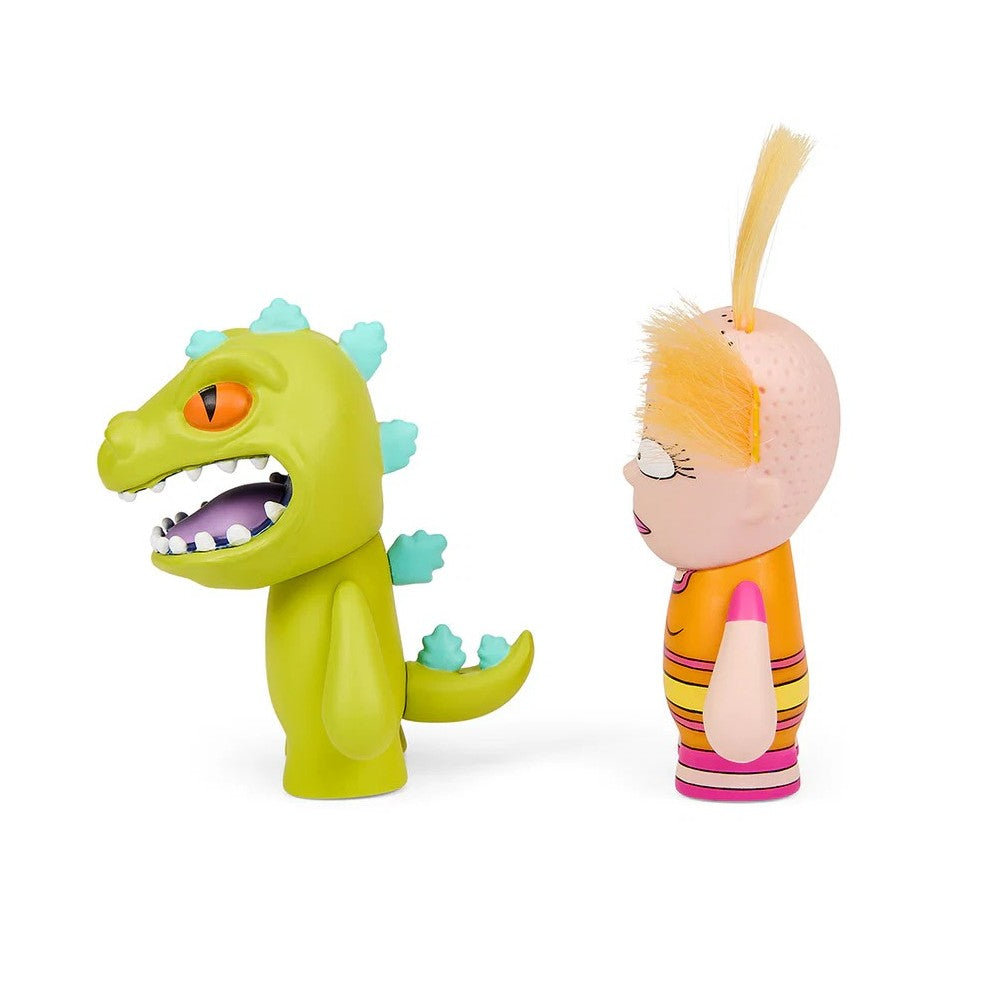 Kidrobot Rugrats- Cynthia and Reptar- 3-inch Vinyl 2-pack