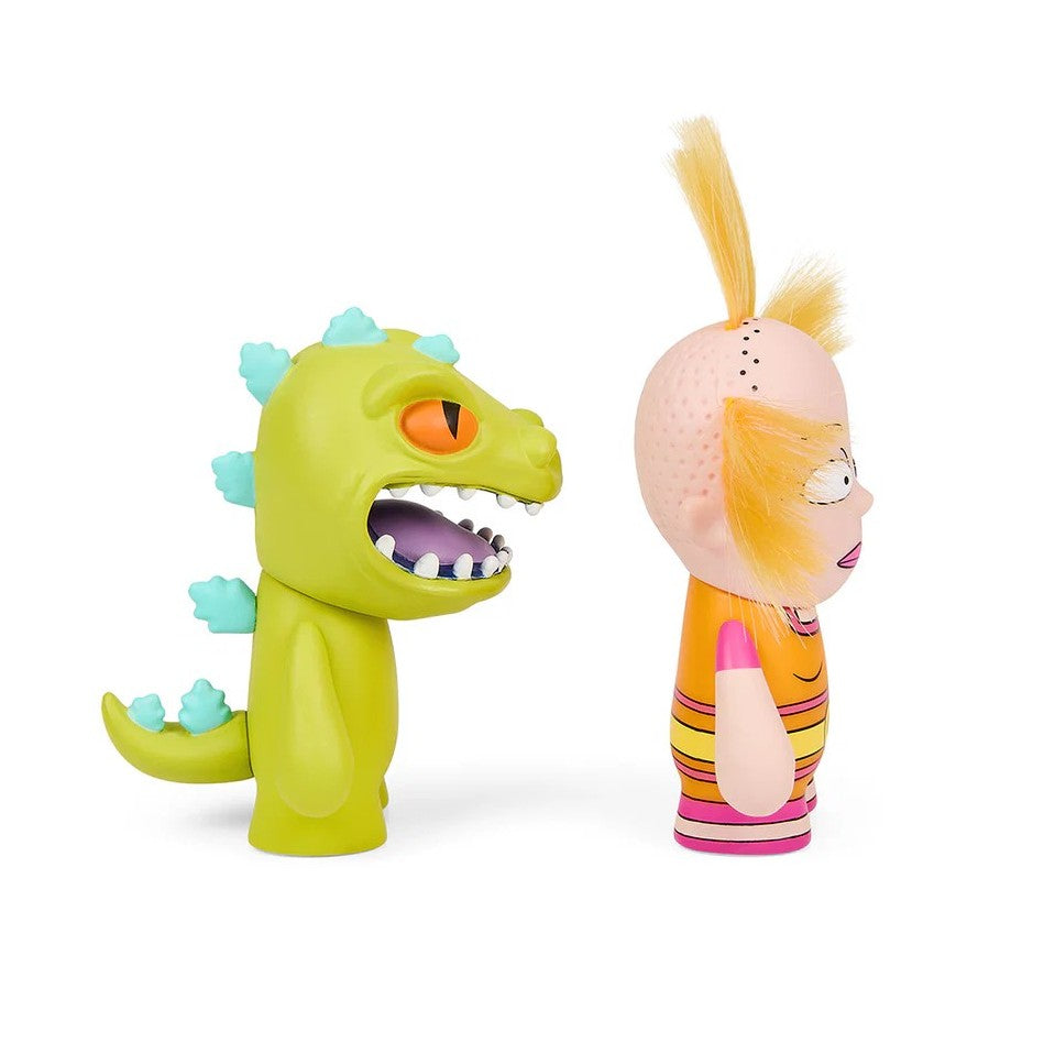 Kidrobot Rugrats- Cynthia and Reptar- 3-inch Vinyl 2-pack