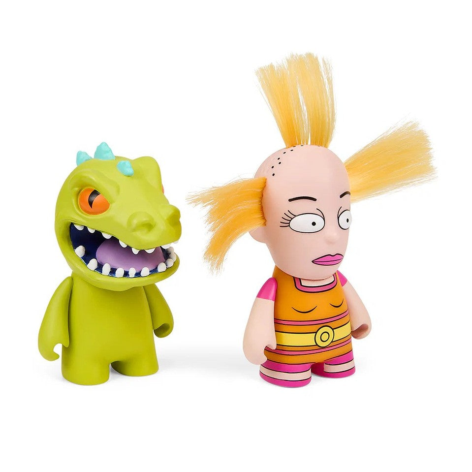 Kidrobot Rugrats- Cynthia and Reptar- 3-inch Vinyl 2-pack