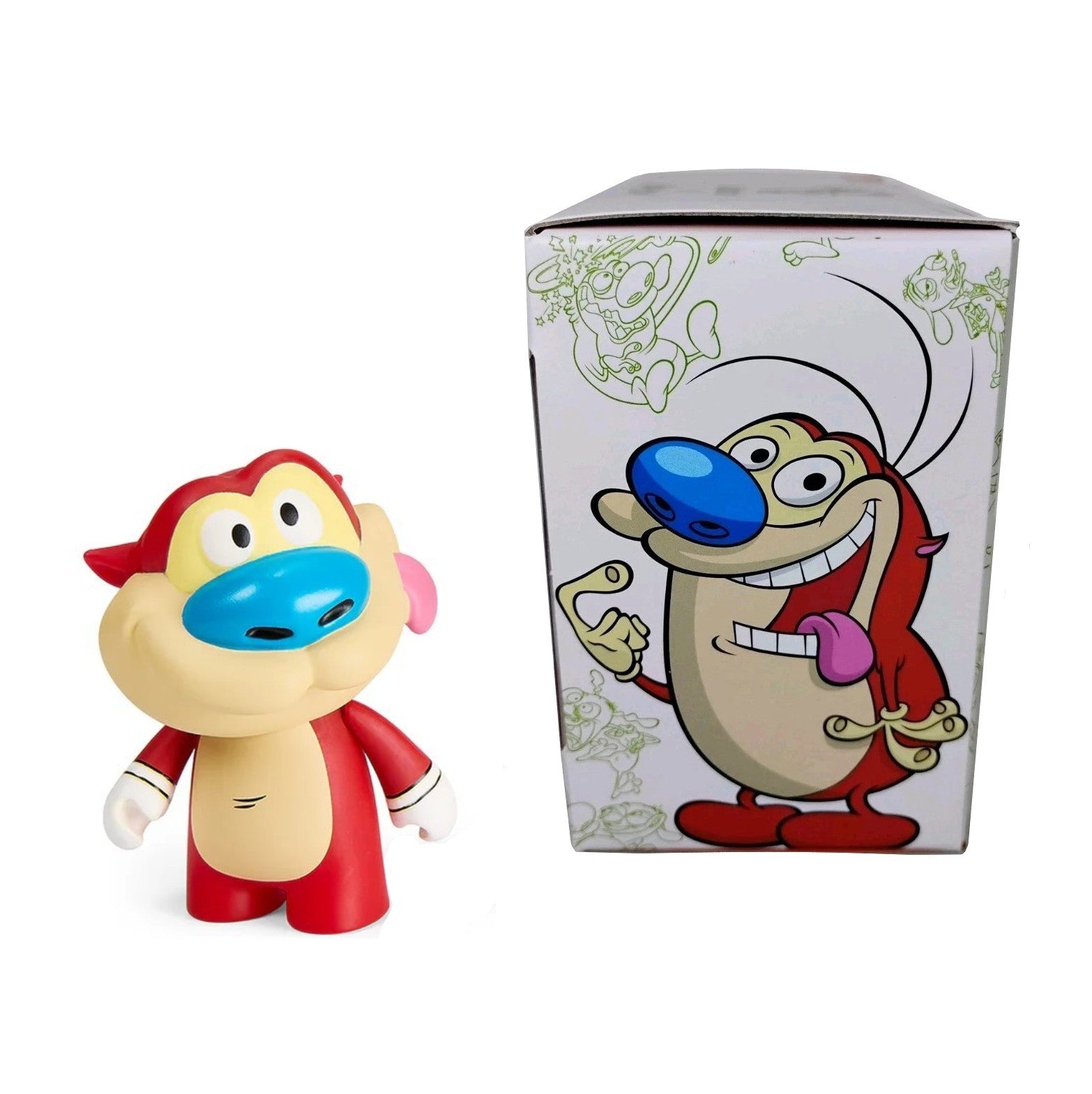 Kidrobot- Ren and Stimpy- 3-inch Vinyl 2-pack