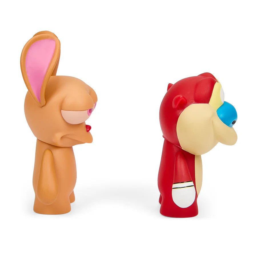Kidrobot- Ren and Stimpy- 3-inch Vinyl 2-pack