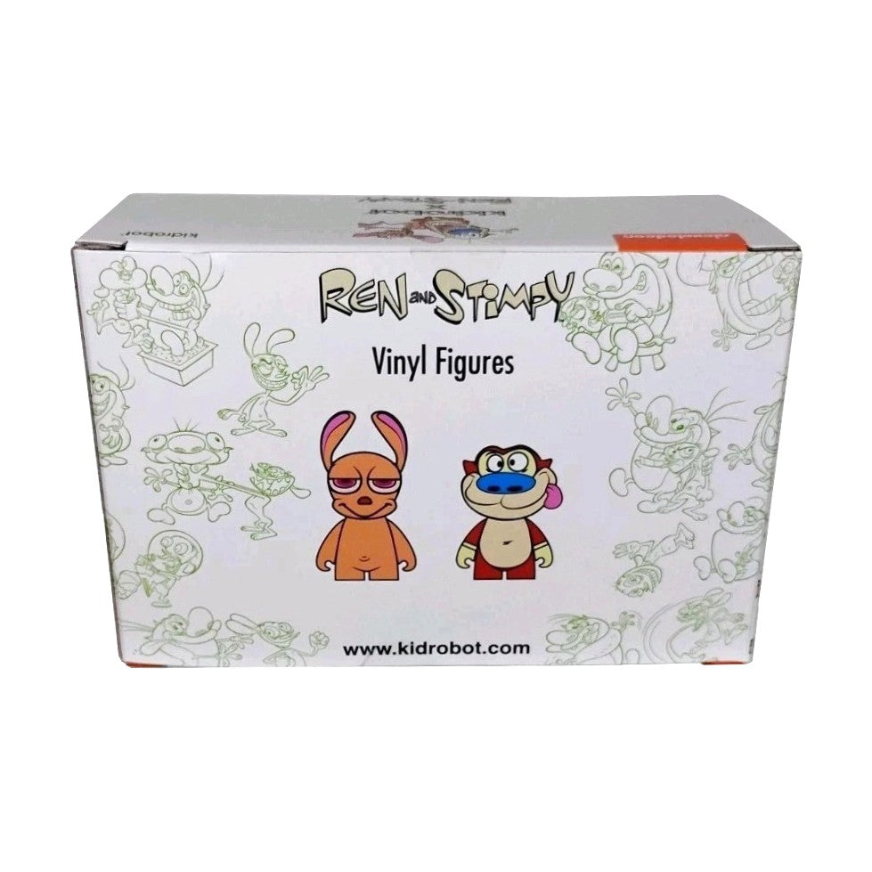 Kidrobot- Ren and Stimpy- 3-inch Vinyl 2-pack