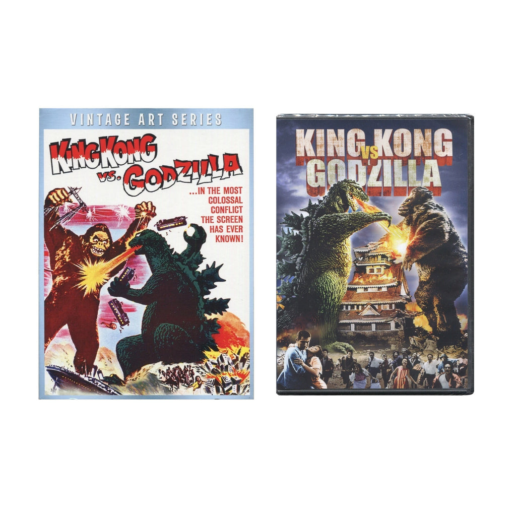 KING KONG VS. GODZILLA (1963) DVD (2018, Universal) with Collectible Vintage Art Series Slipcover