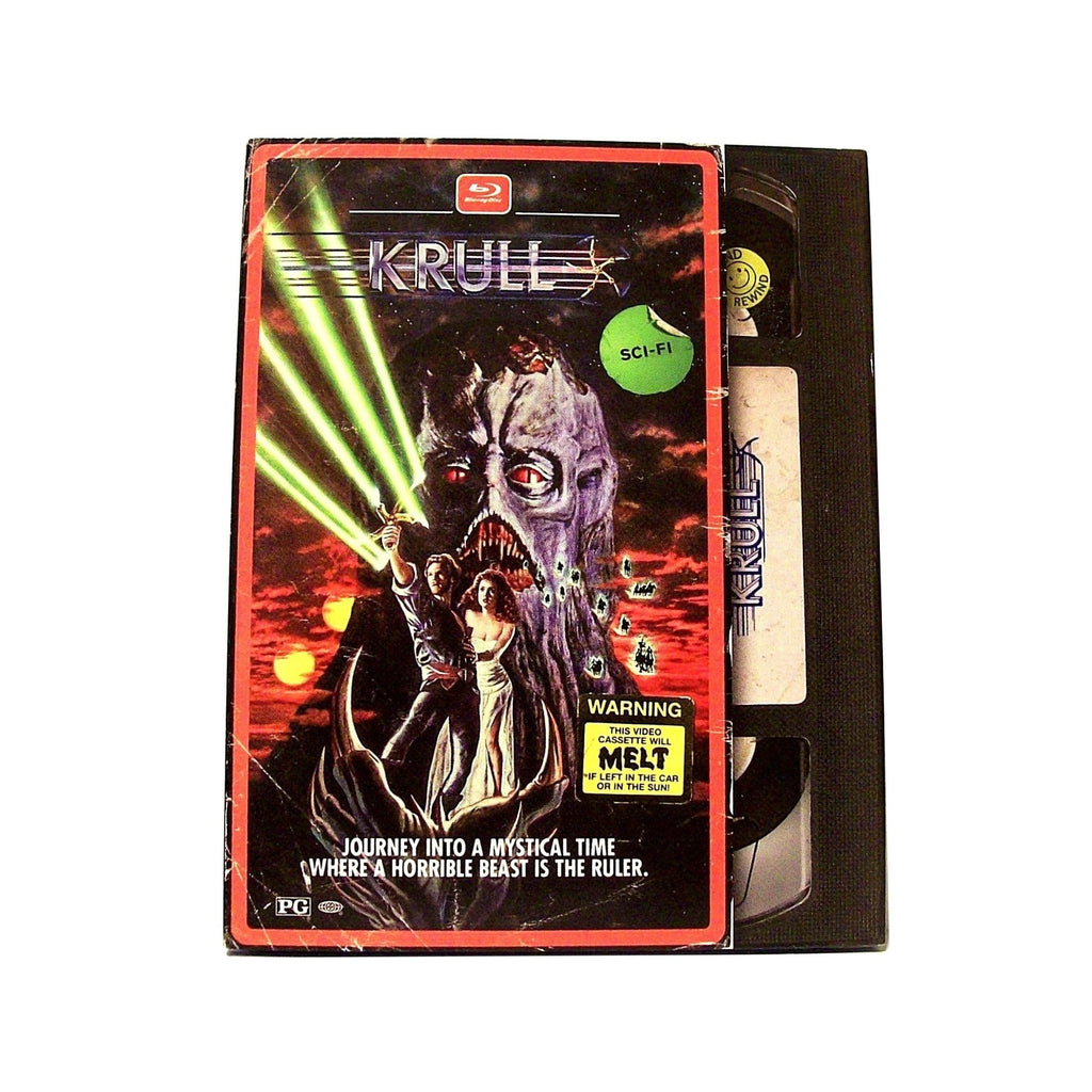 KRULL (1983) Blu-ray (2018, Mill Creek) with Collectible Retro VHS Themed Slipcover