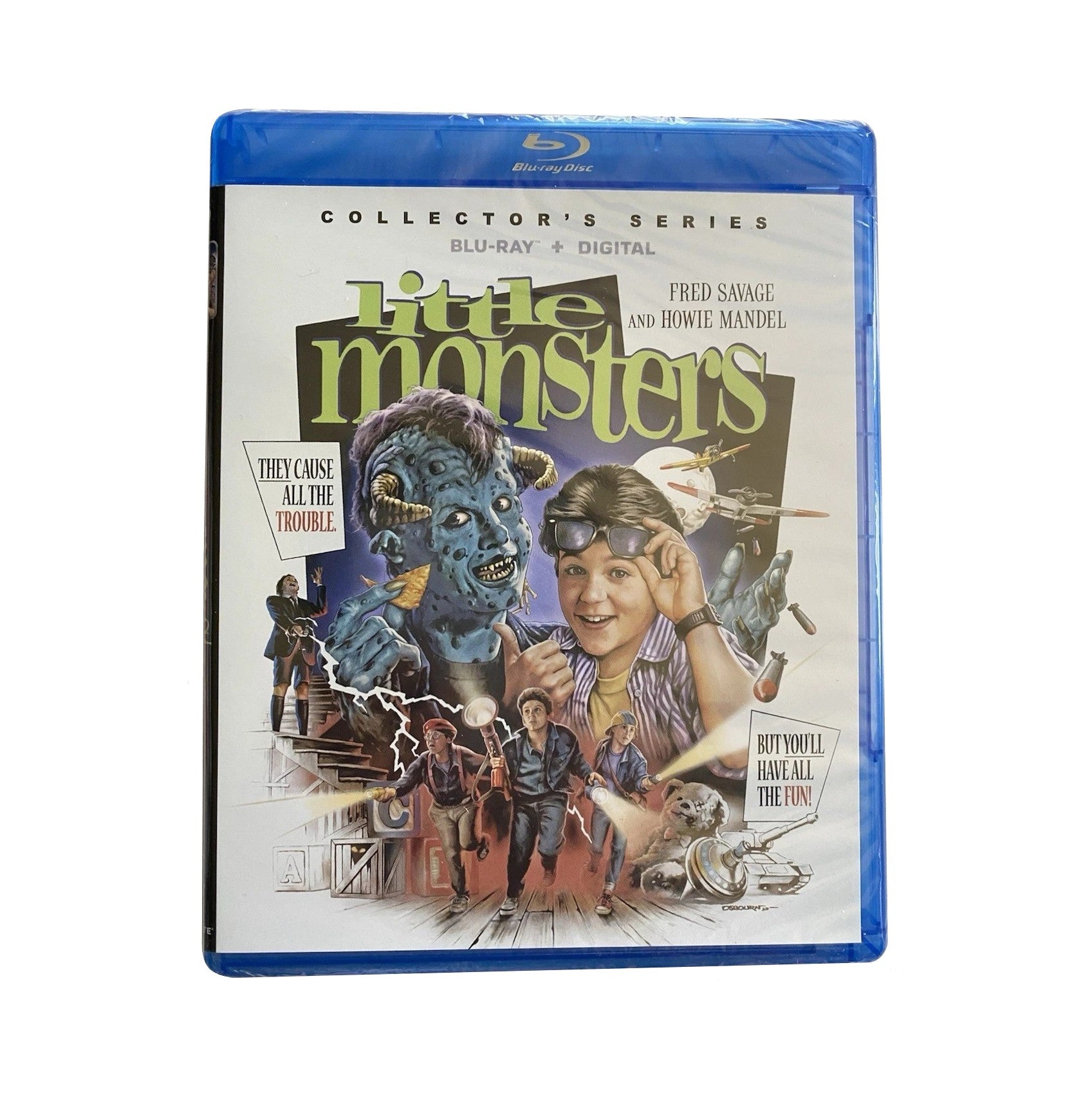 LITTLE MONSTERS (1989) Collector's Series Blu-ray (2020, Vestron Video)