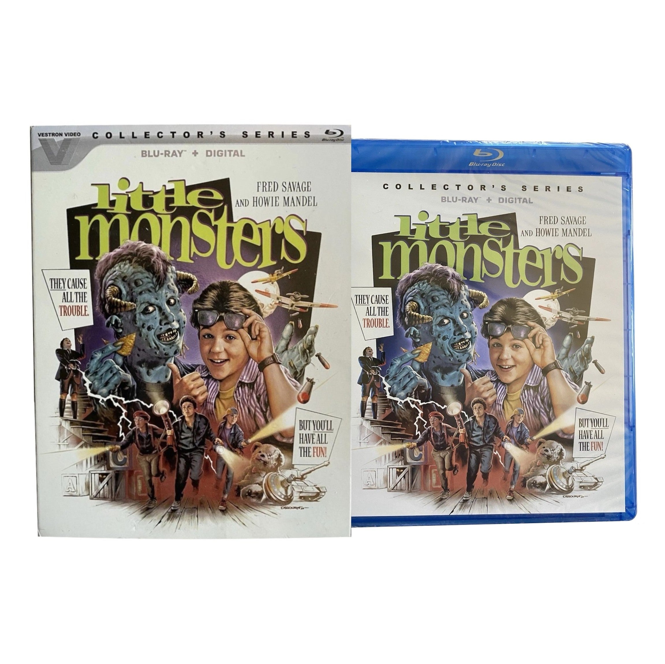 LITTLE MONSTERS (1989) Collector's Series Blu-ray (2020, Vestron Video)