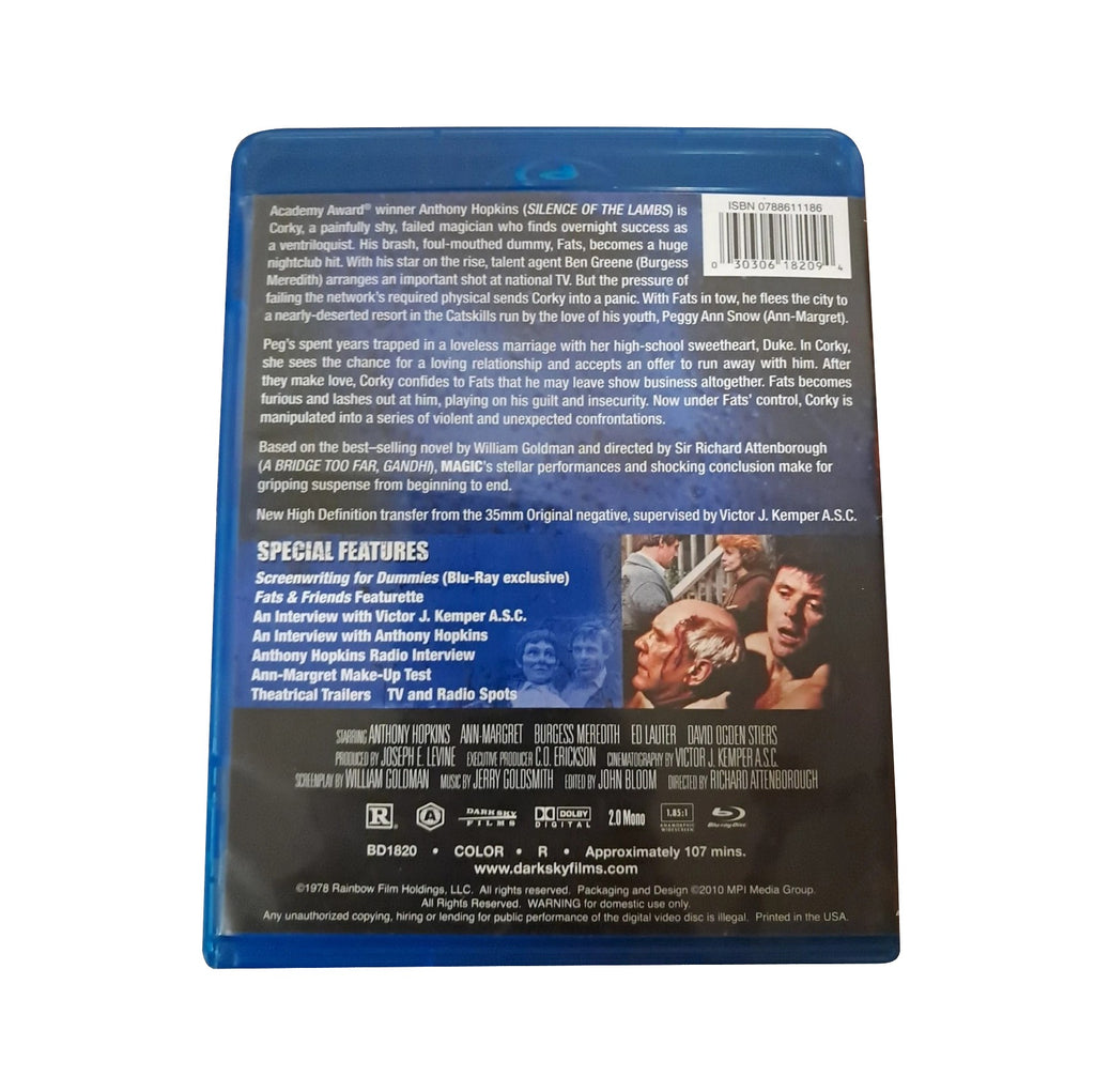 MAGIC (1978) Blu-ray (2010, MPI Media, Dark Sky Films)