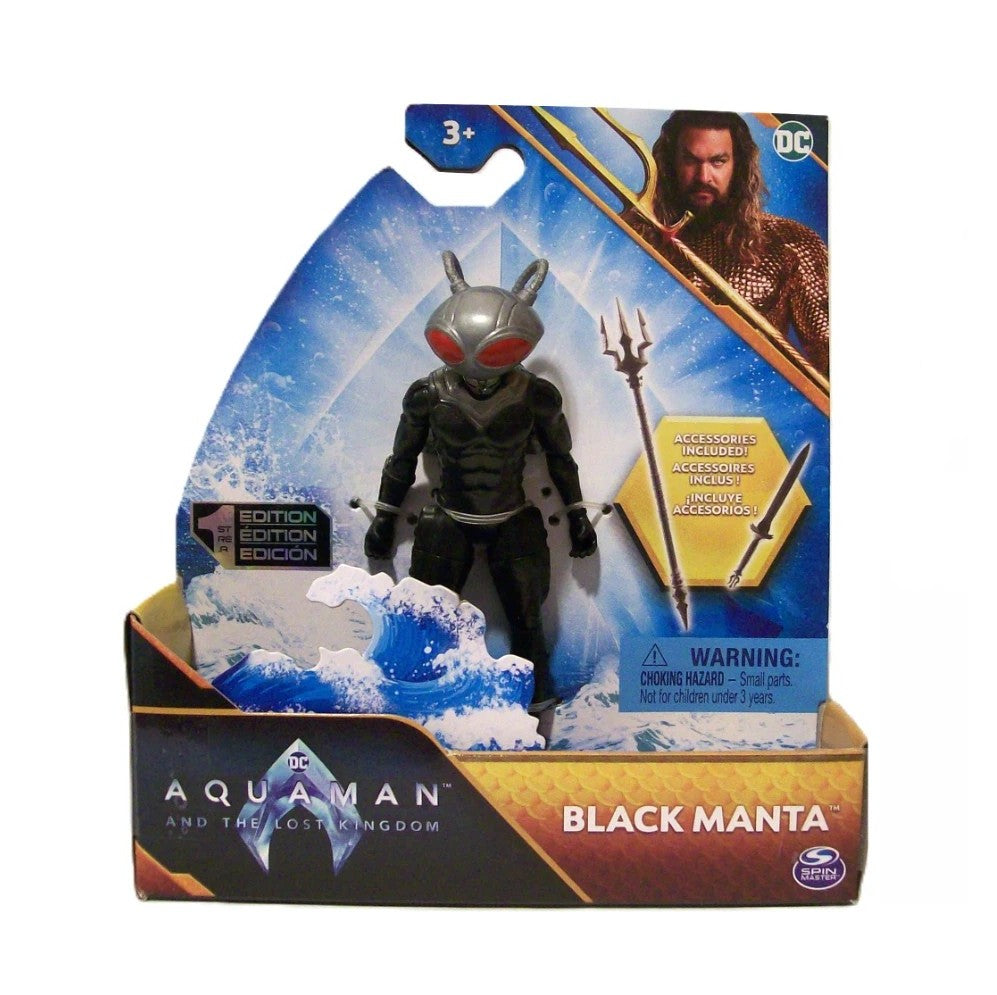 DC Comics Aquaman and the Lost Kingdom- Black Manta- 4" Action Figure