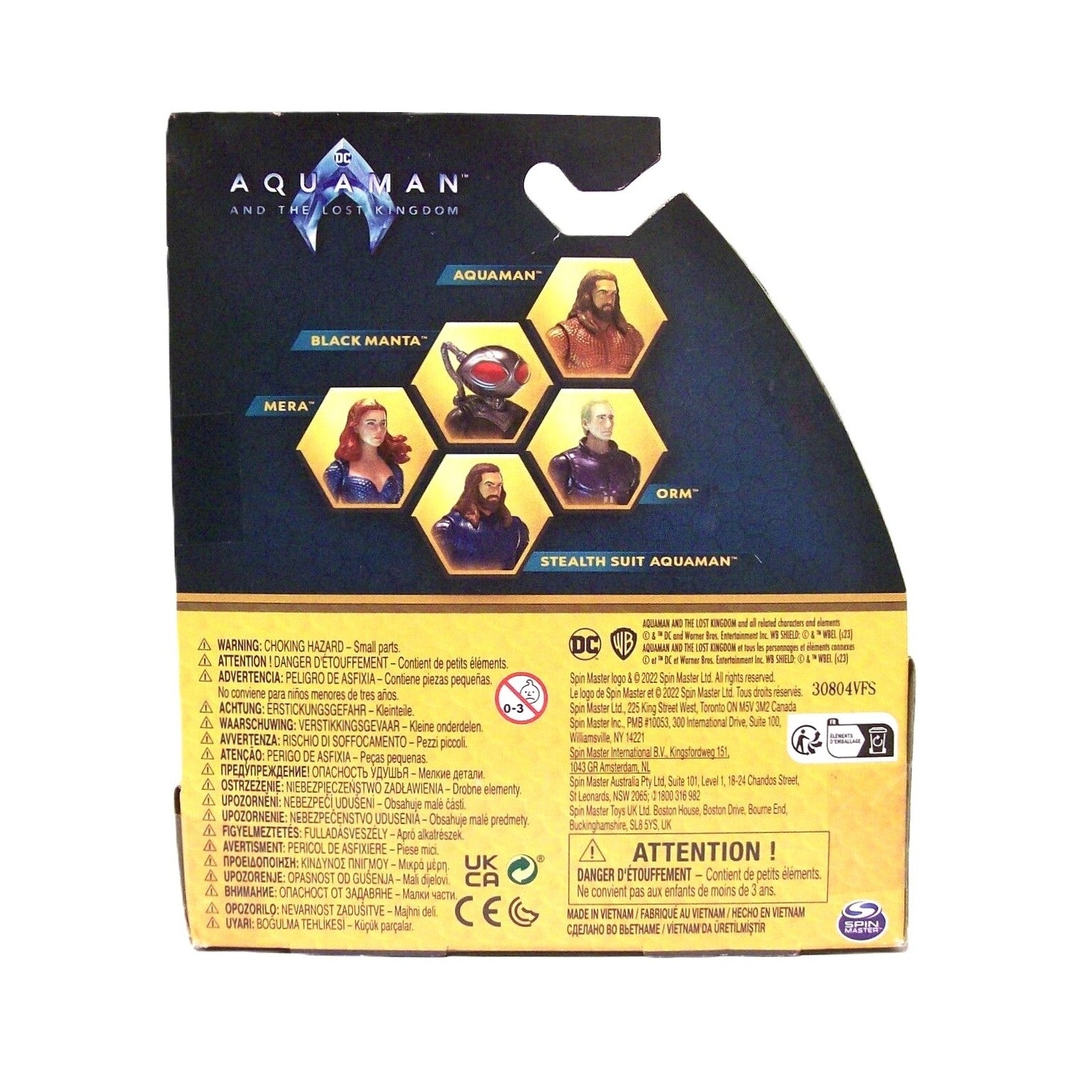 DC Comics Aquaman and the Lost Kingdom- Black Manta- 4" Action Figure