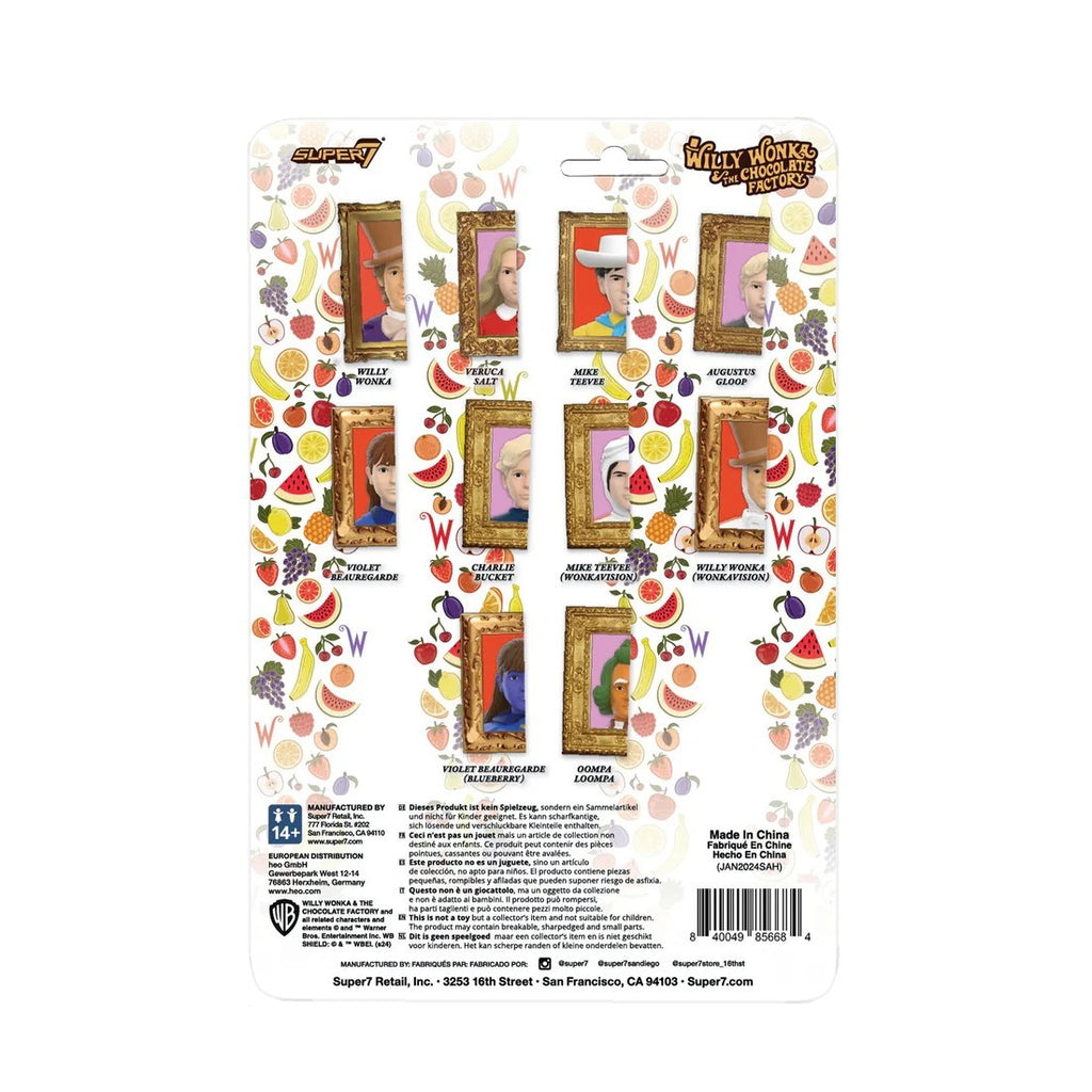 Super7 Willy Wonka and the Chocolate Factory- Mike TeeVee (White Suit)- 3.75-inch ReAction Figure
