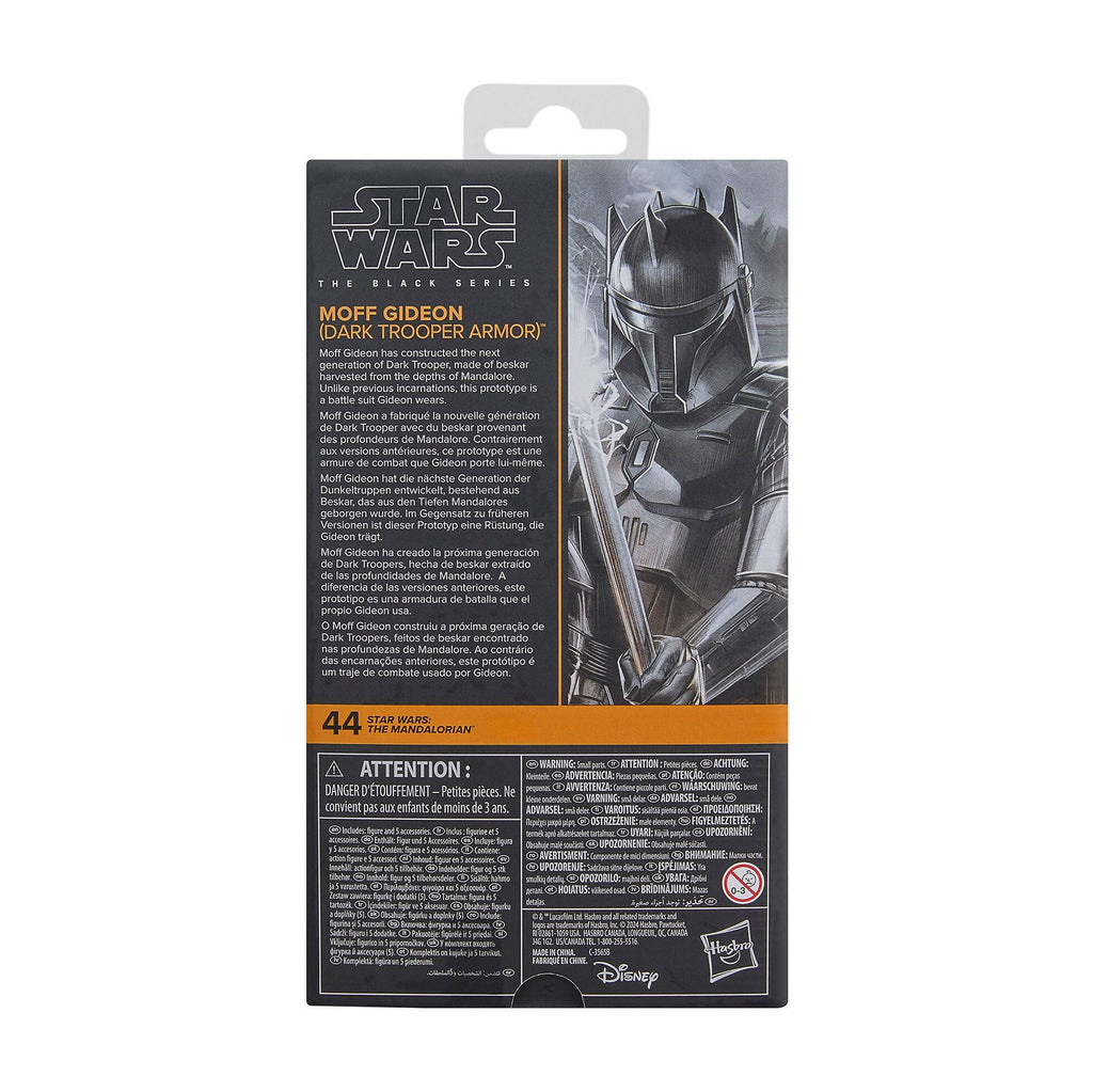 Star Wars: The Black Series- Moff Gideon (Dark Trooper Armor)- Collectible Action Figure