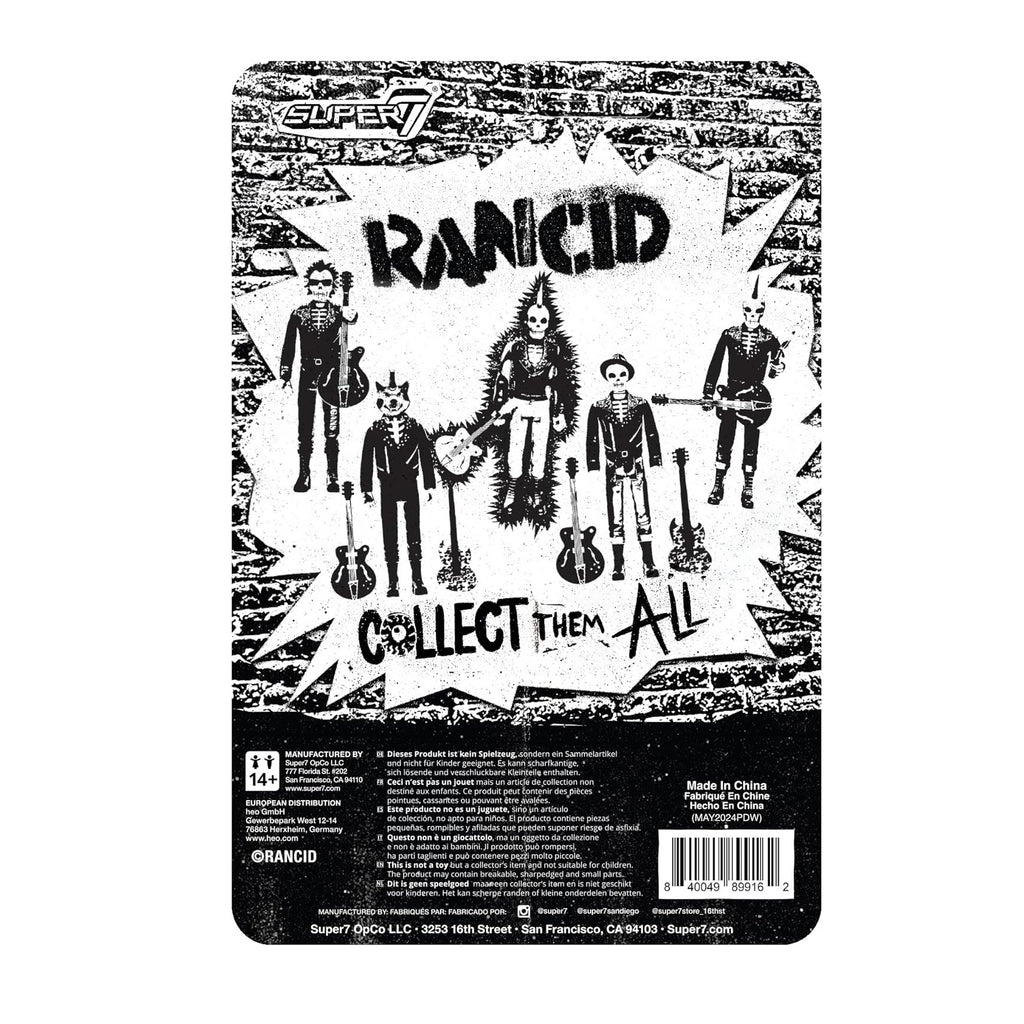 Super7 Rancid ReAction Figures Wave 05 - Skeletim (Time Bomb) Action Figure