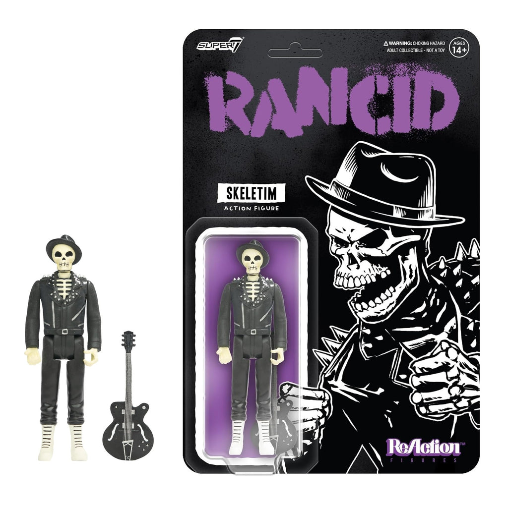 Super7 Rancid ReAction Figures Wave 05 - Skeletim (Time Bomb) Action Figure