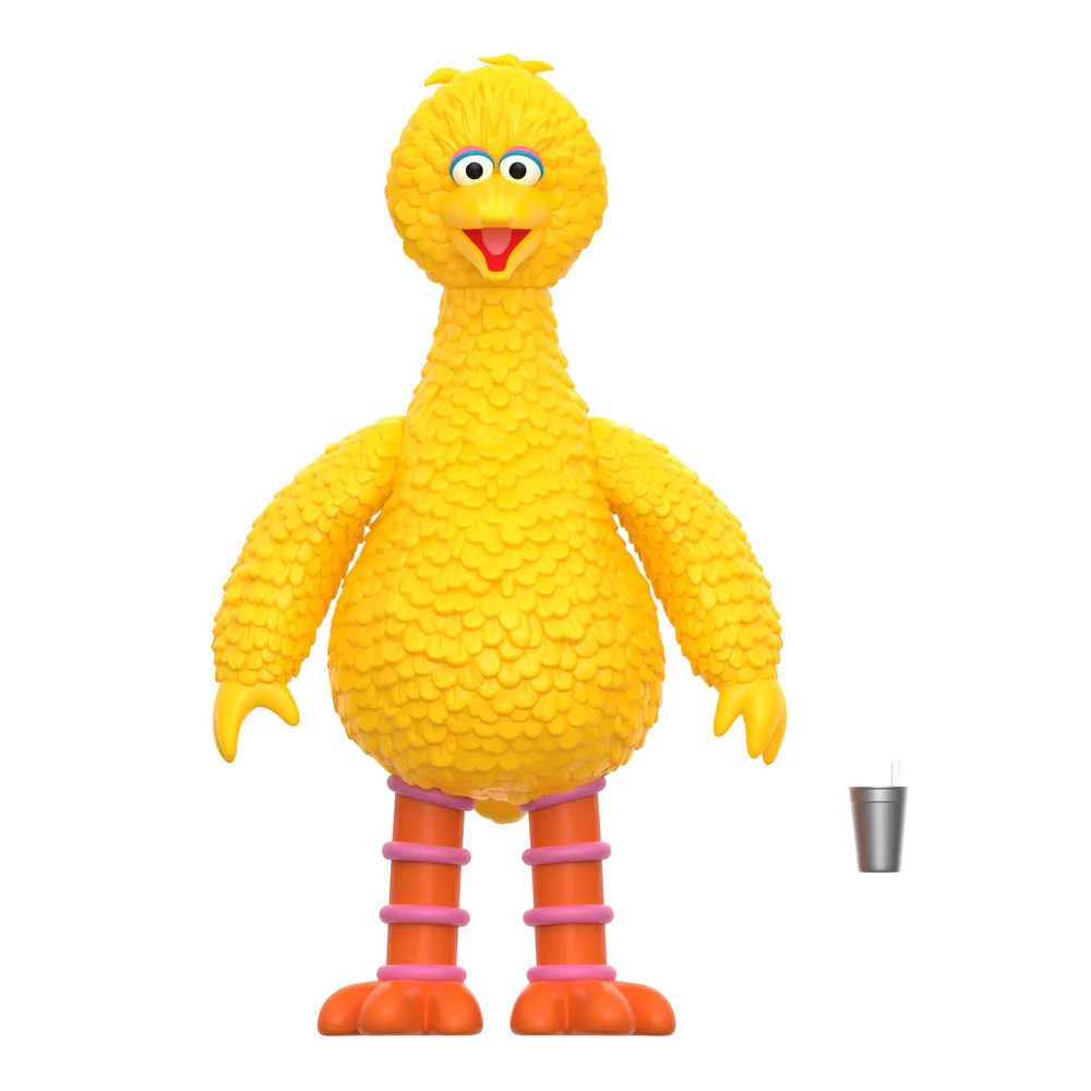Super7 Sesame Street Wave 02 Blind Box ReAction Figure- Big Bird - 3.75" with Accessory
