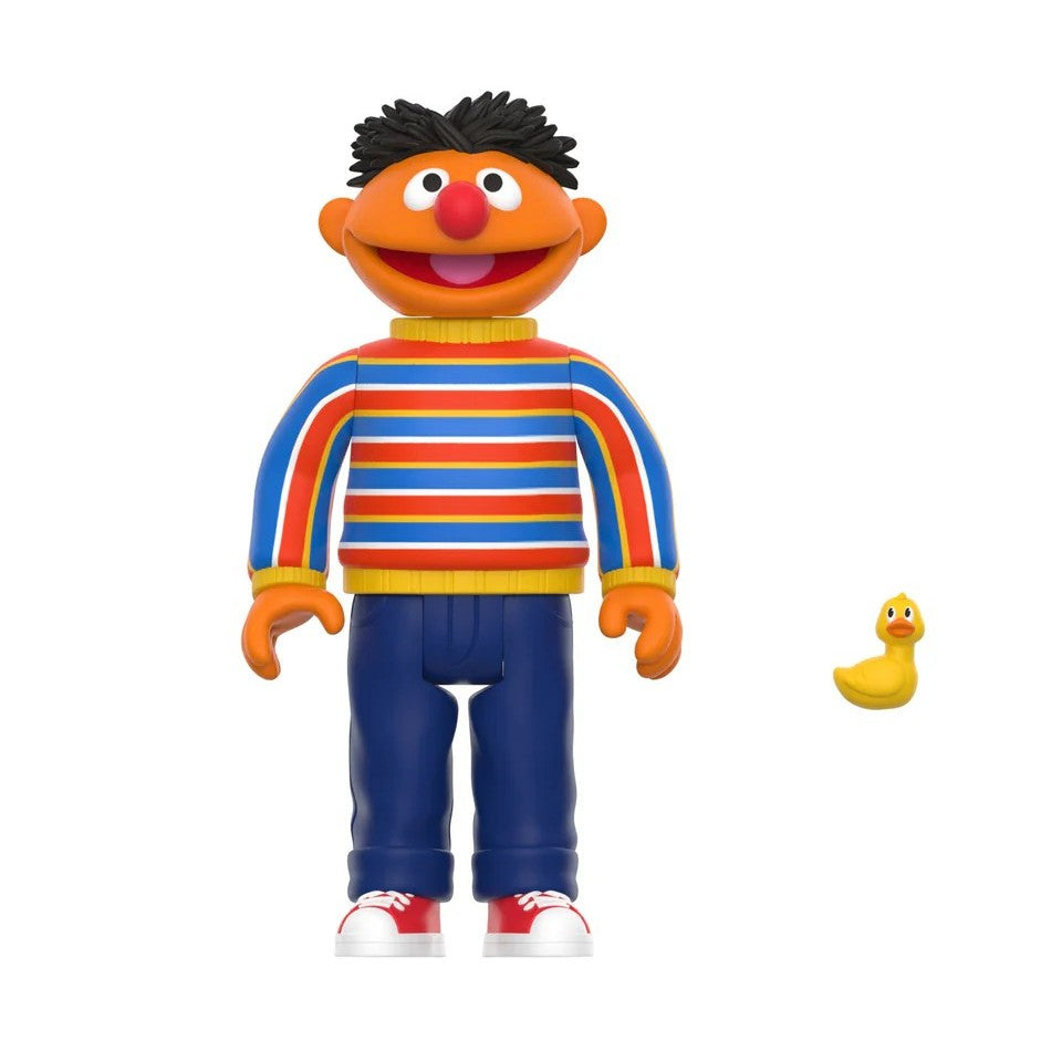 Super7 Sesame Street Wave 03 Blind Box ReAction Figure- Ernie - 3.75" with Accessory