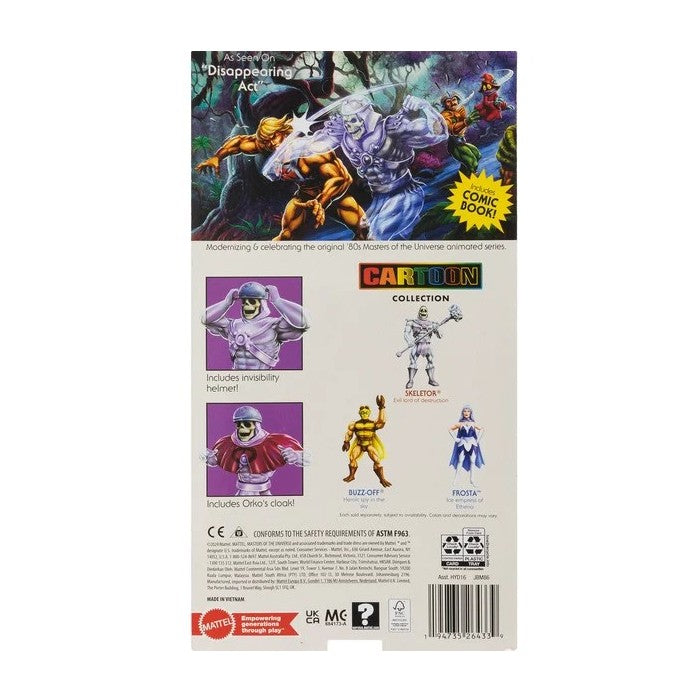 He-Man and the Masters of the Universe- Invisible Skeletor- Cartoon Collection Action Figure