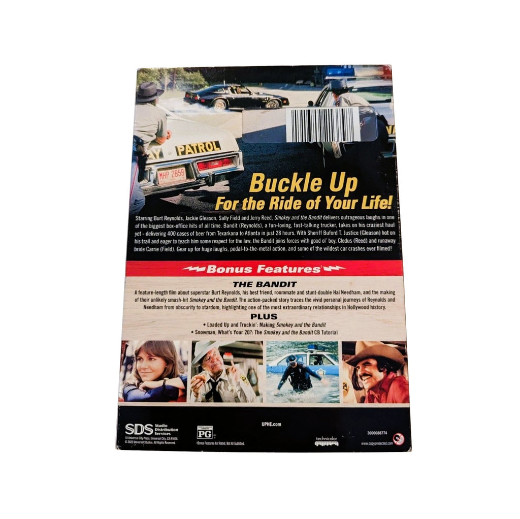 SMOKEY AND THE BANDIT (1977) DVD (2018, Universal) with Collectible Vintage Art Series Slipcover