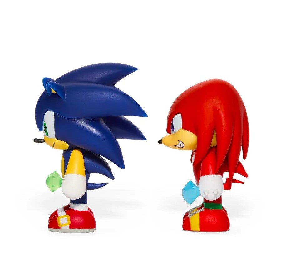 Kidrobot Sonic The Hedgehog- Sonic and Knuckles- 3-inch Vinyl 2-pack