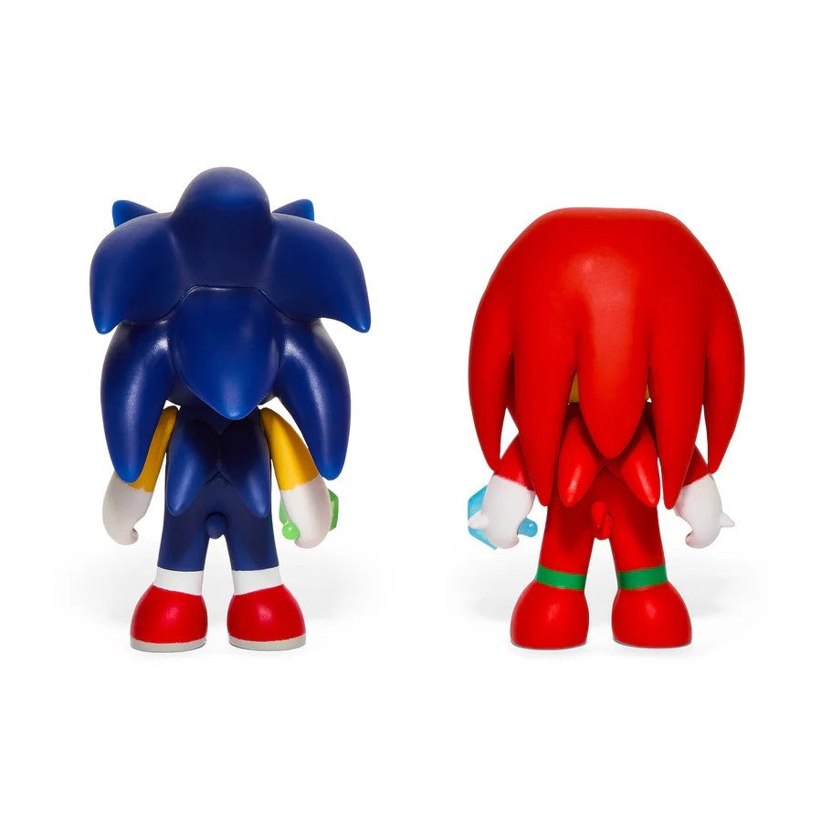 Kidrobot Sonic The Hedgehog- Sonic and Knuckles- 3-inch Vinyl 2-pack
