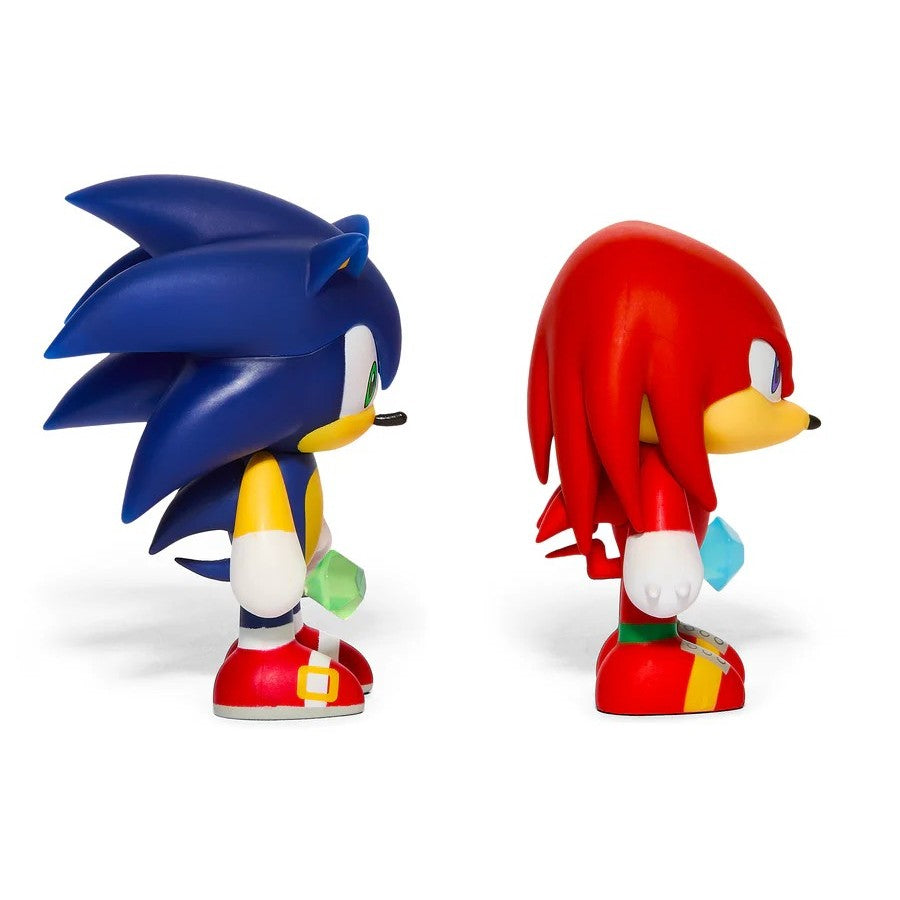 Kidrobot Sonic The Hedgehog- Sonic and Knuckles- 3-inch Vinyl 2-pack