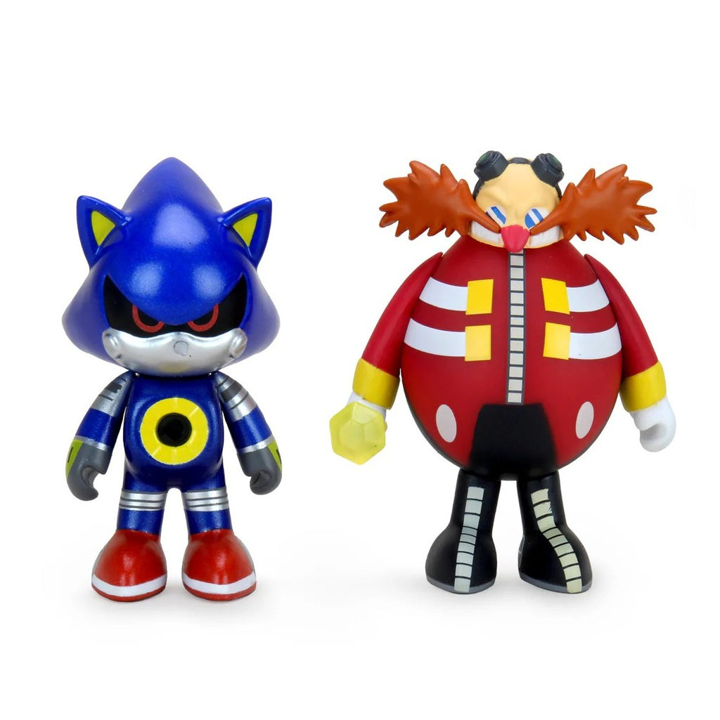 Kidrobot Sonic The Hedgehog- Metal Sonic and Dr. Eggman- 3-inch Vinyl 2-pack