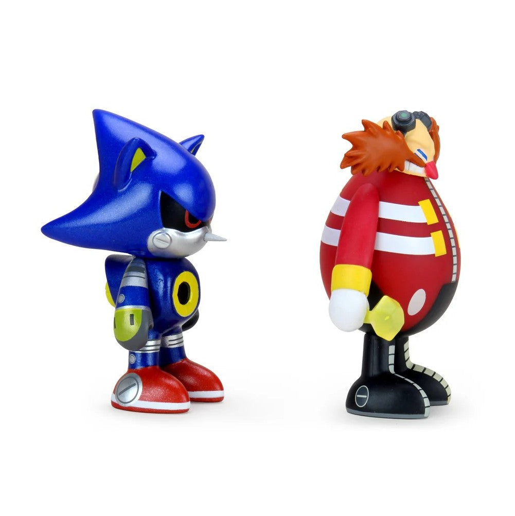Kidrobot Sonic The Hedgehog- Metal Sonic and Dr. Eggman- 3-inch Vinyl 2-pack