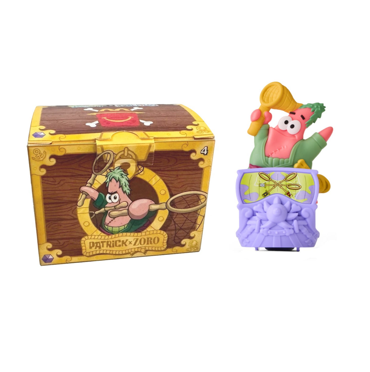 SpongeBob Squarepants x One Piece- Patrick/Zoro- McDonald's Toy No. 4