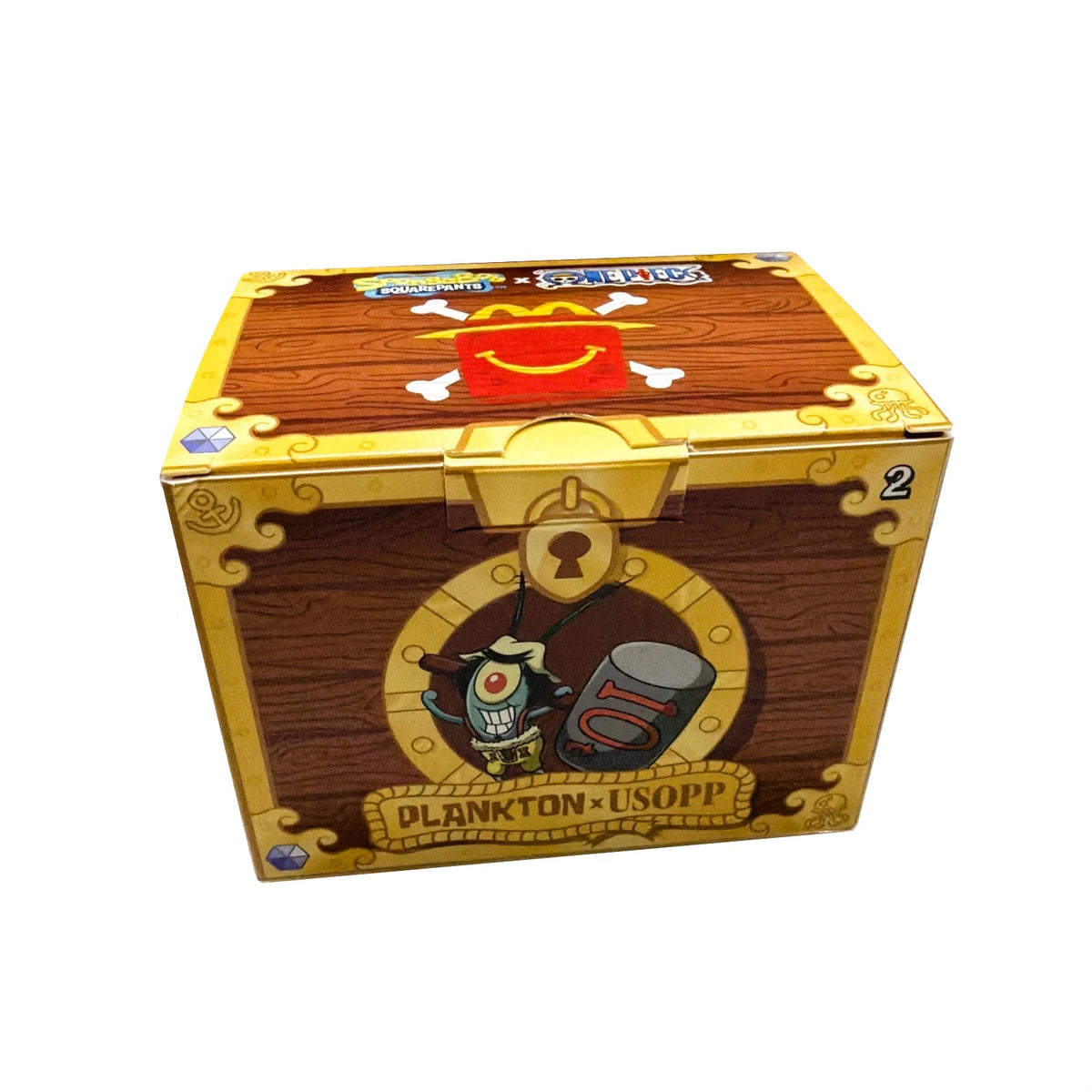 SpongeBob Squarepants x One Piece- Plankton/Usopp- McDonald's Toy No. 2