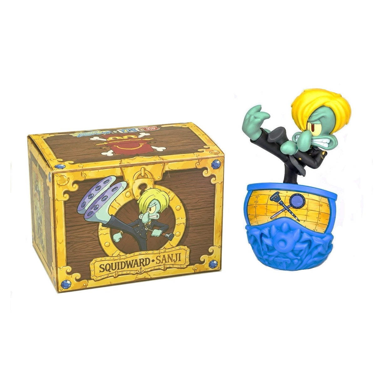 SpongeBob Squarepants x One Piece- Squidward/Sanji- McDonald's Toy No. 5