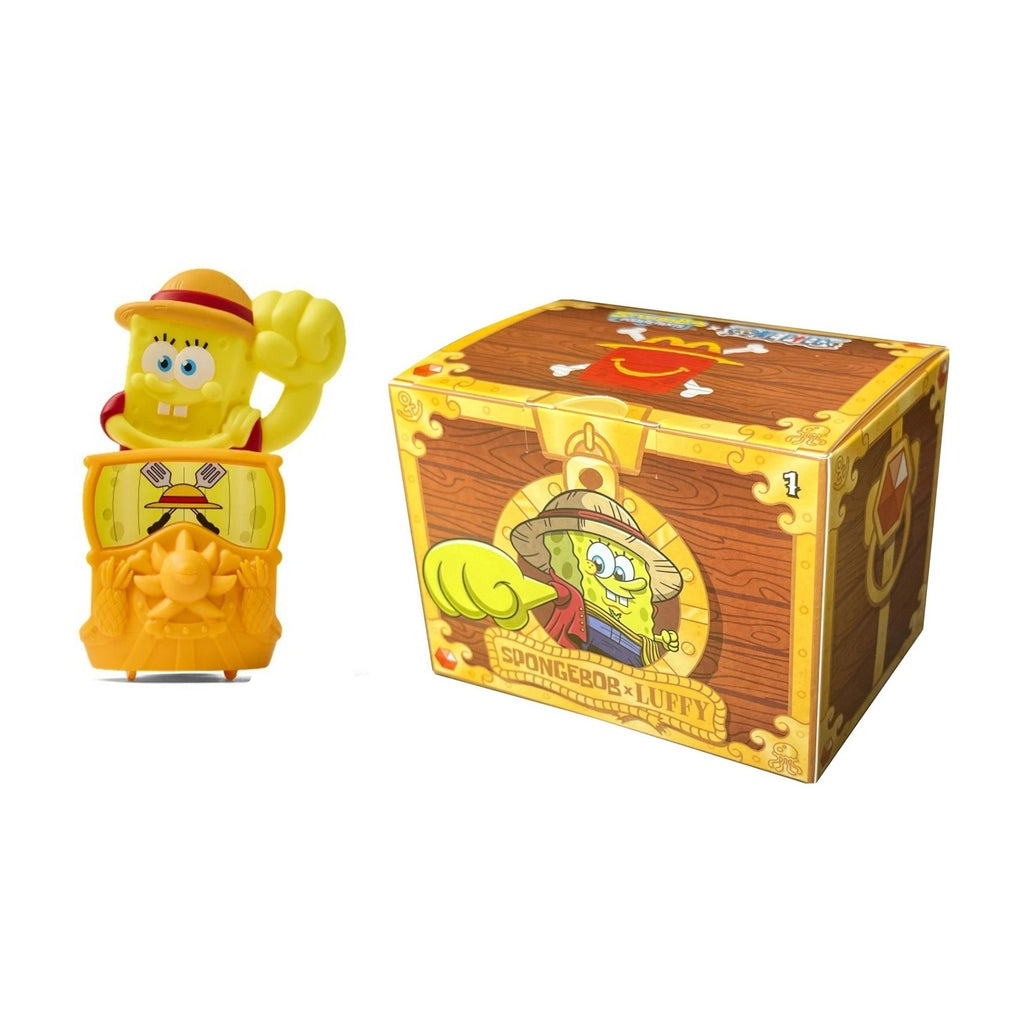 SpongeBob Squarepants x One Piece- SpongeBob Squarepants/Monkey D. Luffy- McDonald's Toy No. 1