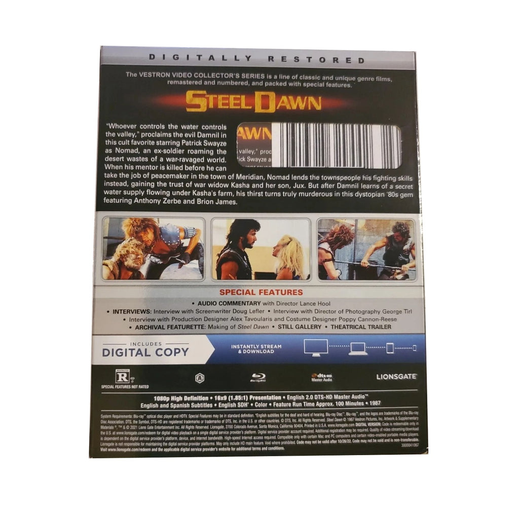 STEEL DAWN (1987) Collector's Series Blu-ray (2021)