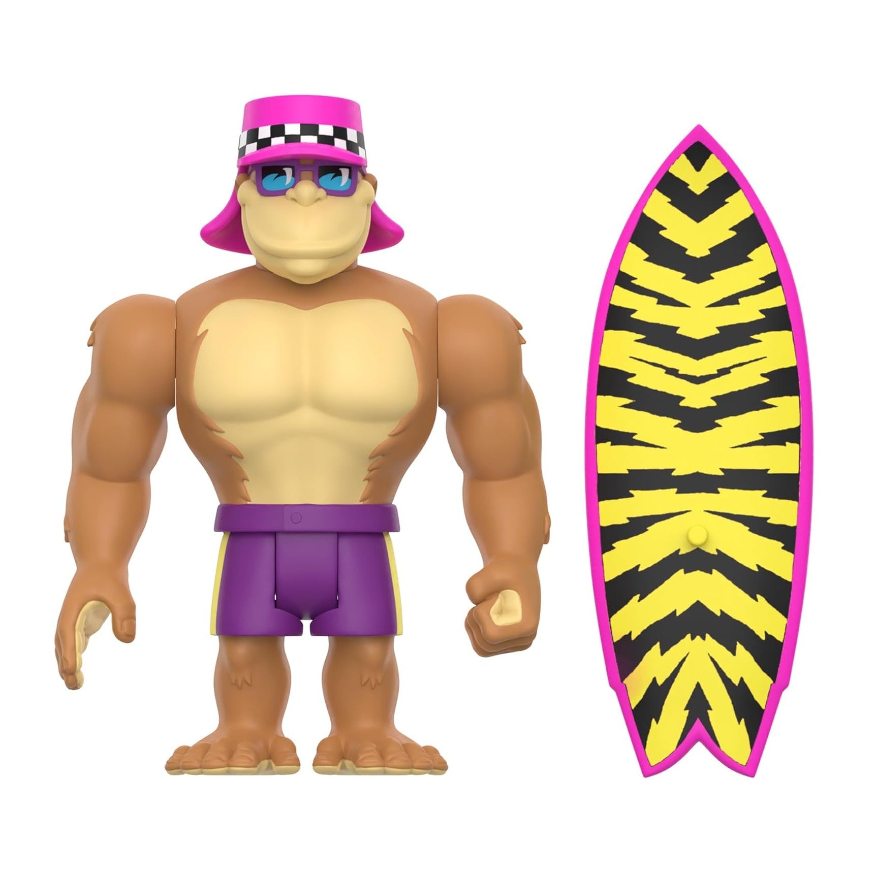 Super7 Thrilla Krew ReAction Figure- Thrilla Gorilla - 3.75" Action Figure with Accessory