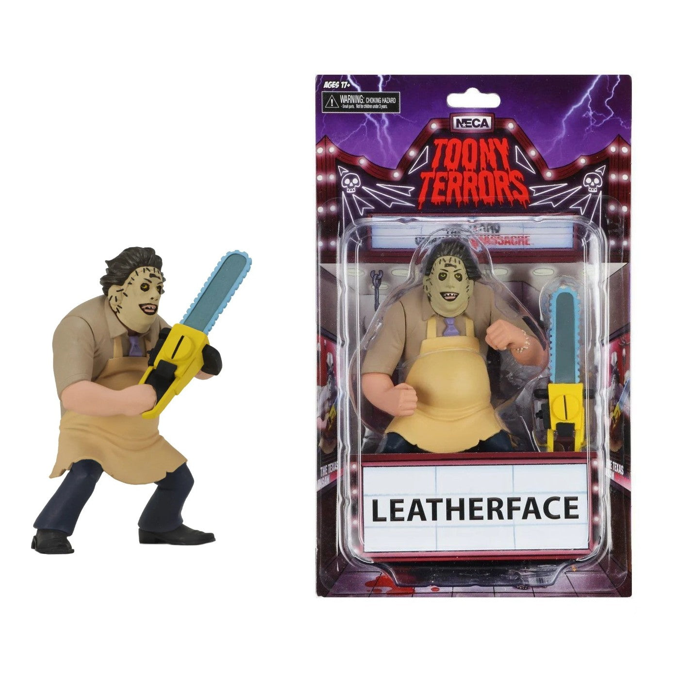 NECA Toony Terrors The Texas Chainsaw Massacre- Leatherface- 6" Scale Figure