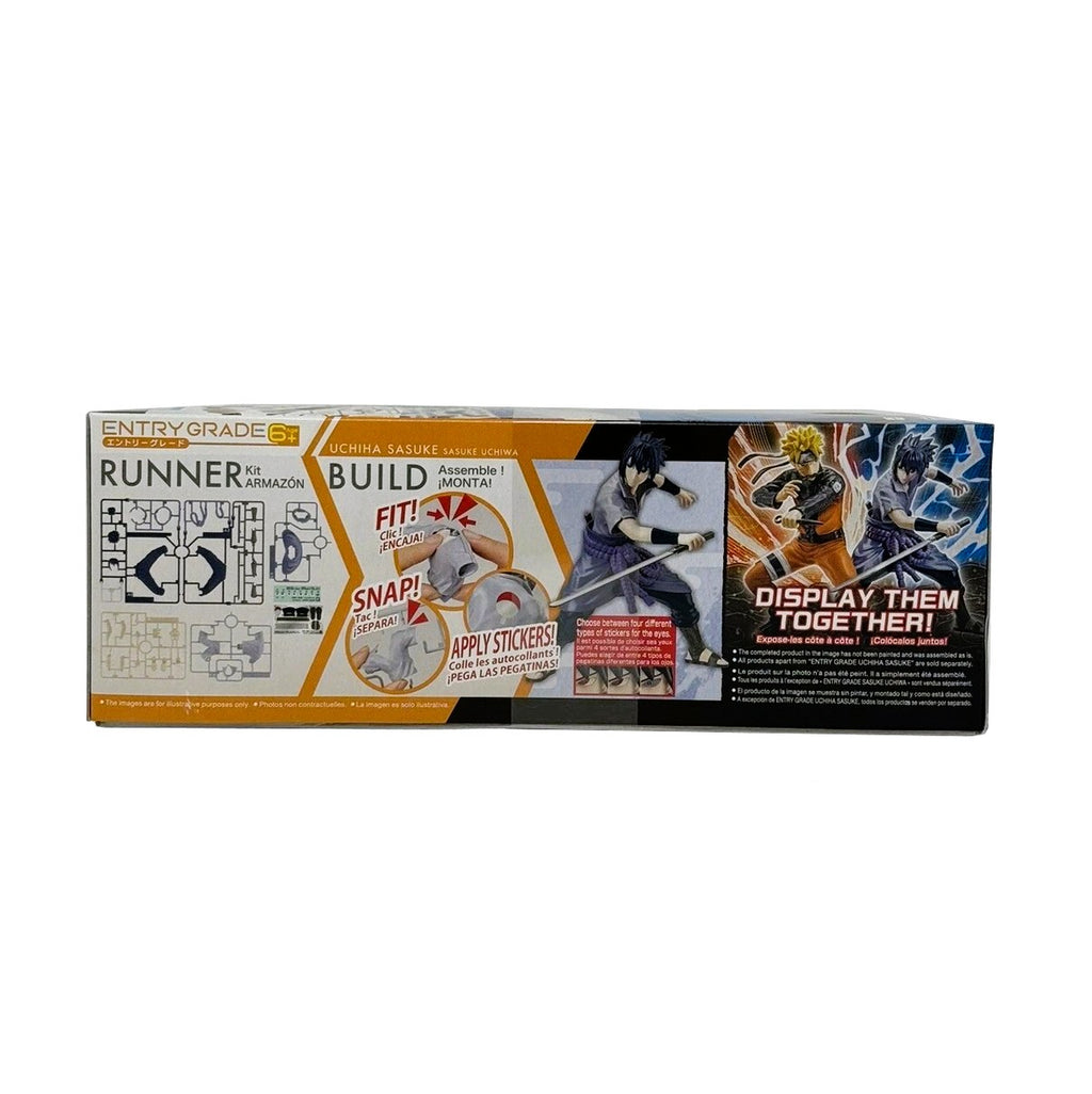 Bandai Spirits Entry Grade Naruto- Uchiha Sasuke- Plastic Figure Model kit