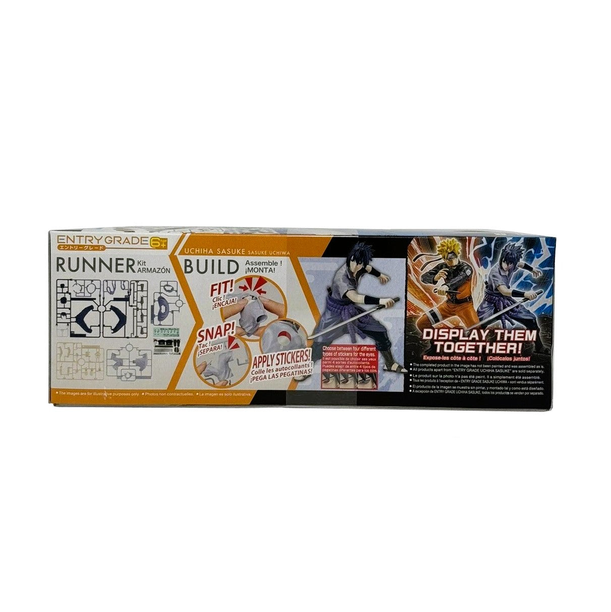 Bandai Spirits Entry Grade Naruto- Uchiha Sasuke- Plastic Figure Model kit