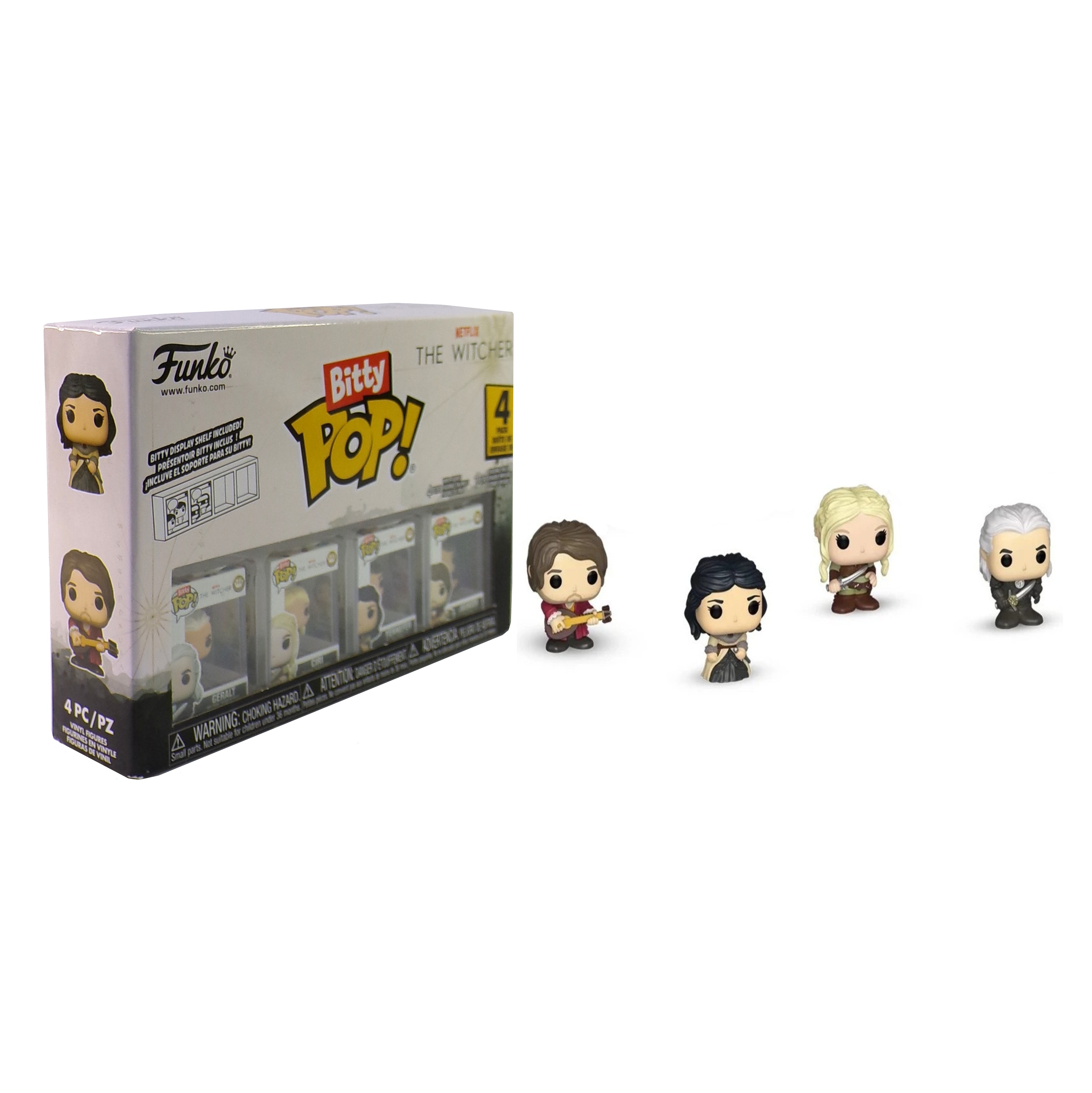 Funko Bitty Pop!- The Witcher- 4-pack Vinyl Mini Figures